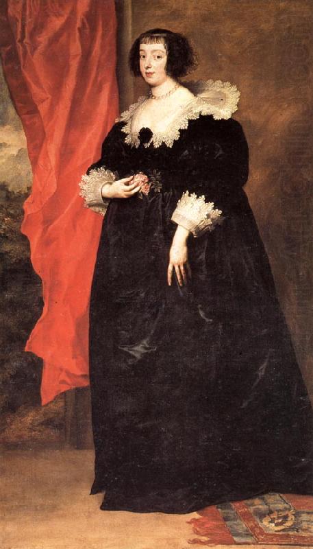 Anthony Van Dyck Portrait of Marguerite of Lorraine,Duchess of Orleans china oil painting image
